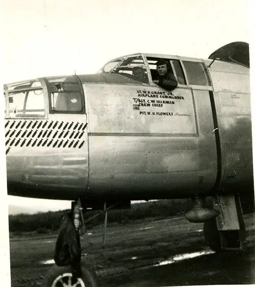 A black and white photo of an airplane.