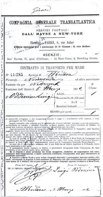 A document with the name of a person and address.