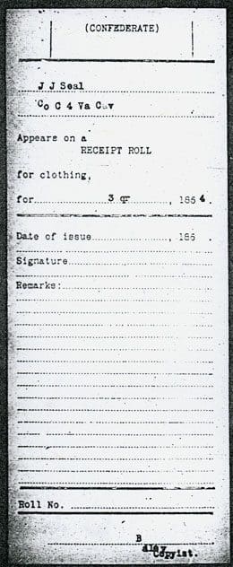 A paper with the price of clothing and signature.