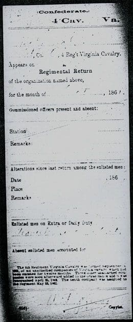 A page of an old time paper with the date and place information.