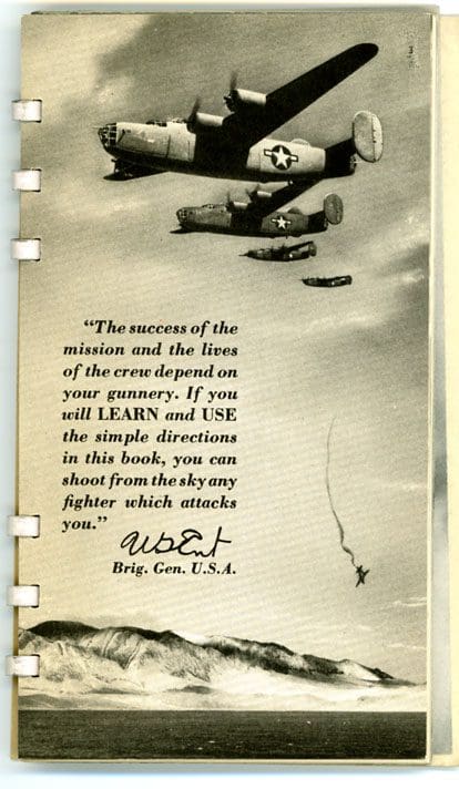 A book cover with an airplane and quote.