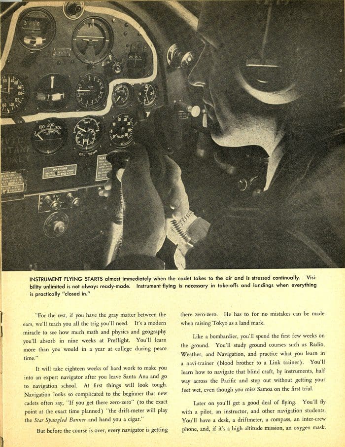 A person is working on the controls of an airplane.