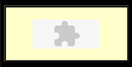 A picture of the puzzle piece in front of a white background.