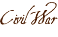 The civil war logo on a white background.