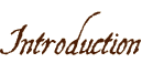 An image of the word introduction on a white background.