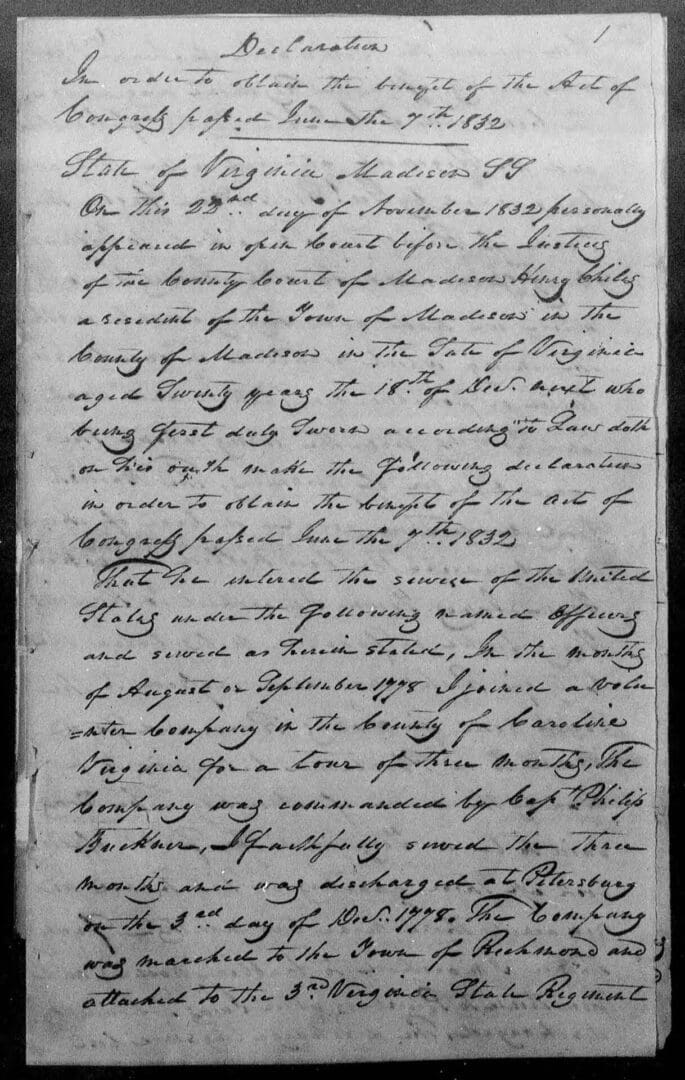 A page of an old document with handwriting.