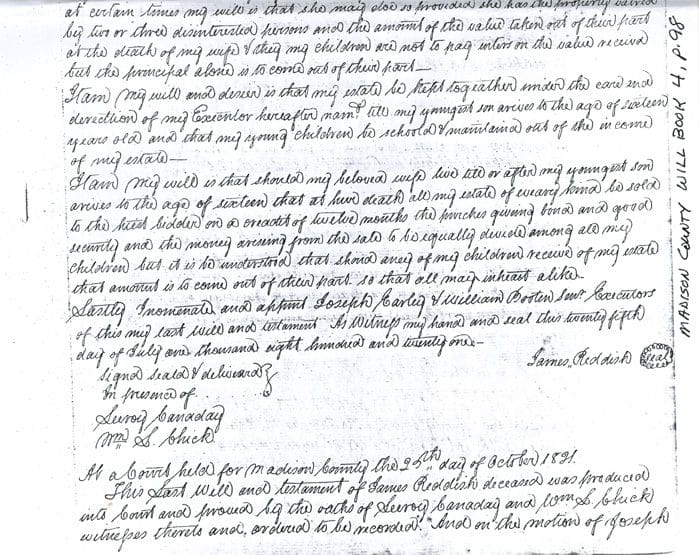 A handwritten letter from the author of the book, " the last days of an american family."