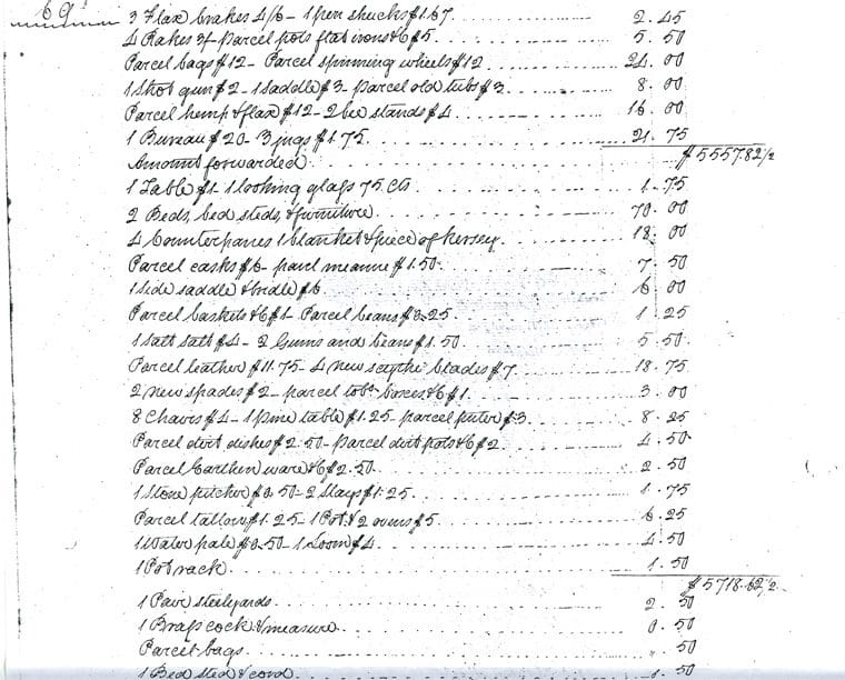 A page of handwritten notes and numbers.