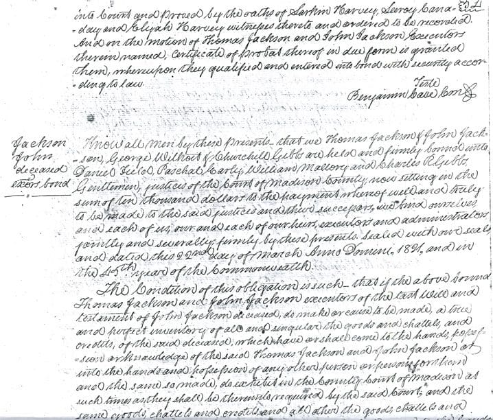 A page of handwritten text with the words " declaration."