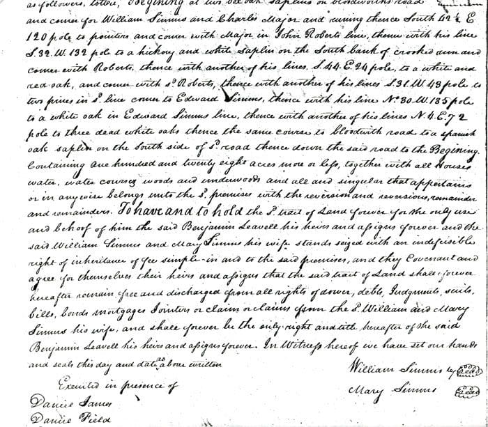 A page of an old document with handwriting.