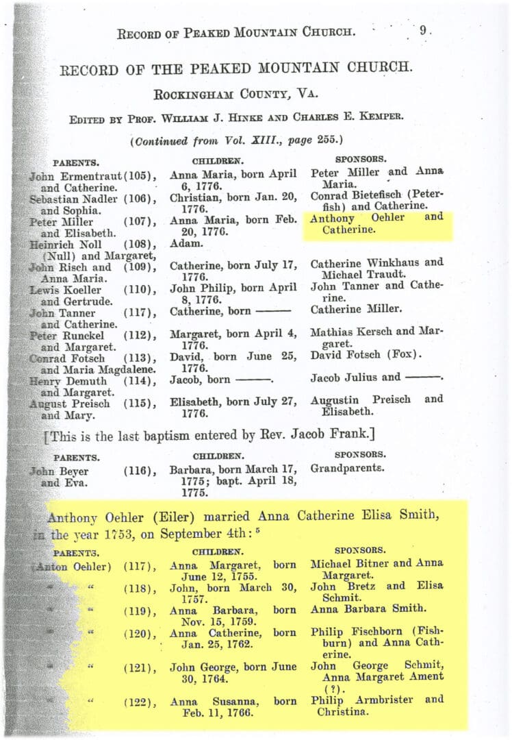 A page of the names and dates of people who were in the same boat.