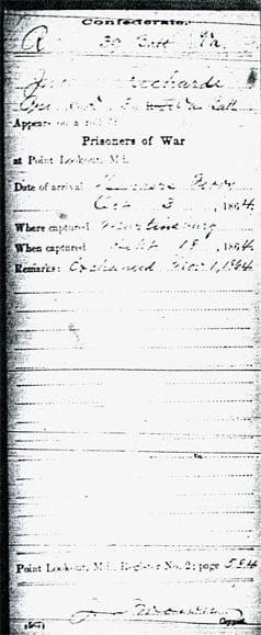 A page of an old time document with the date and location.