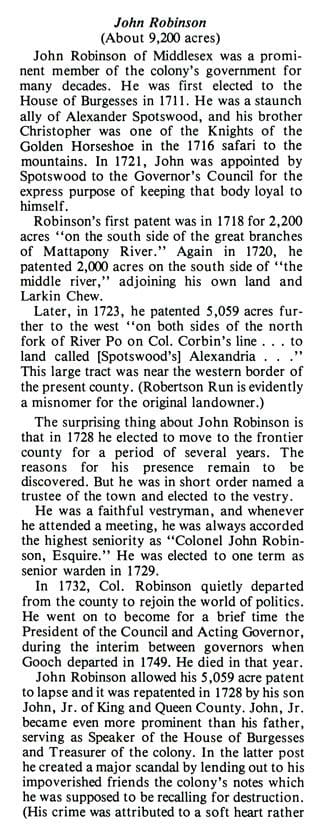 A newspaper article about the land being purchased by the city of alexandria.