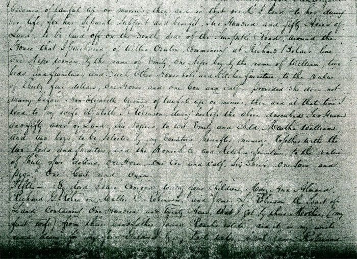 A close up of an old letter