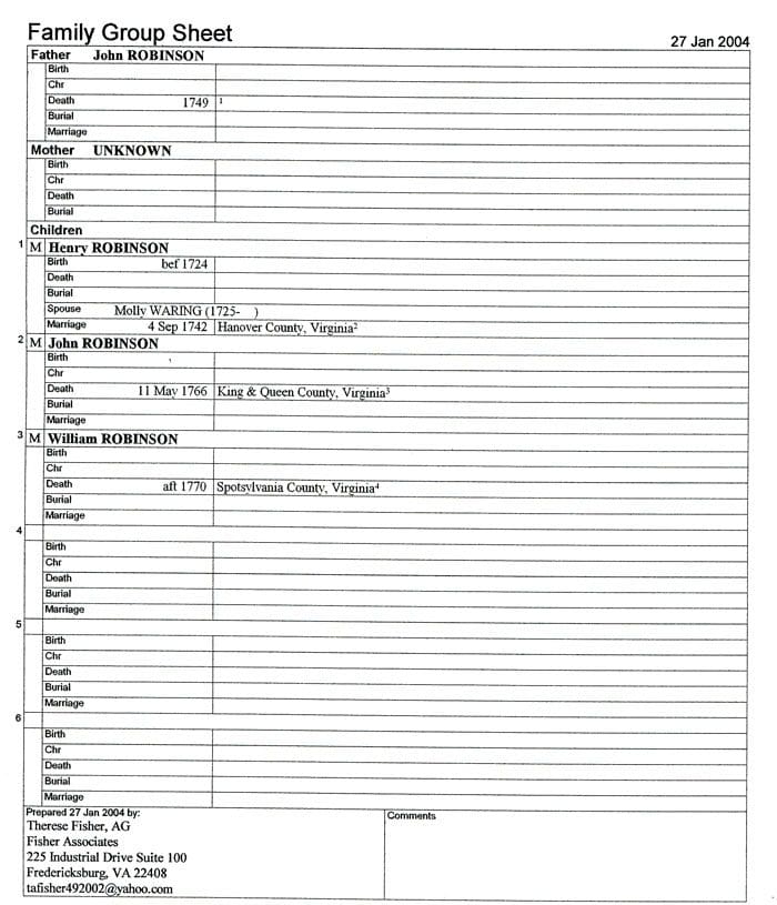 A page of the entire list of names and addresses.