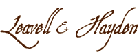 A brown and white image of the word belle & james.