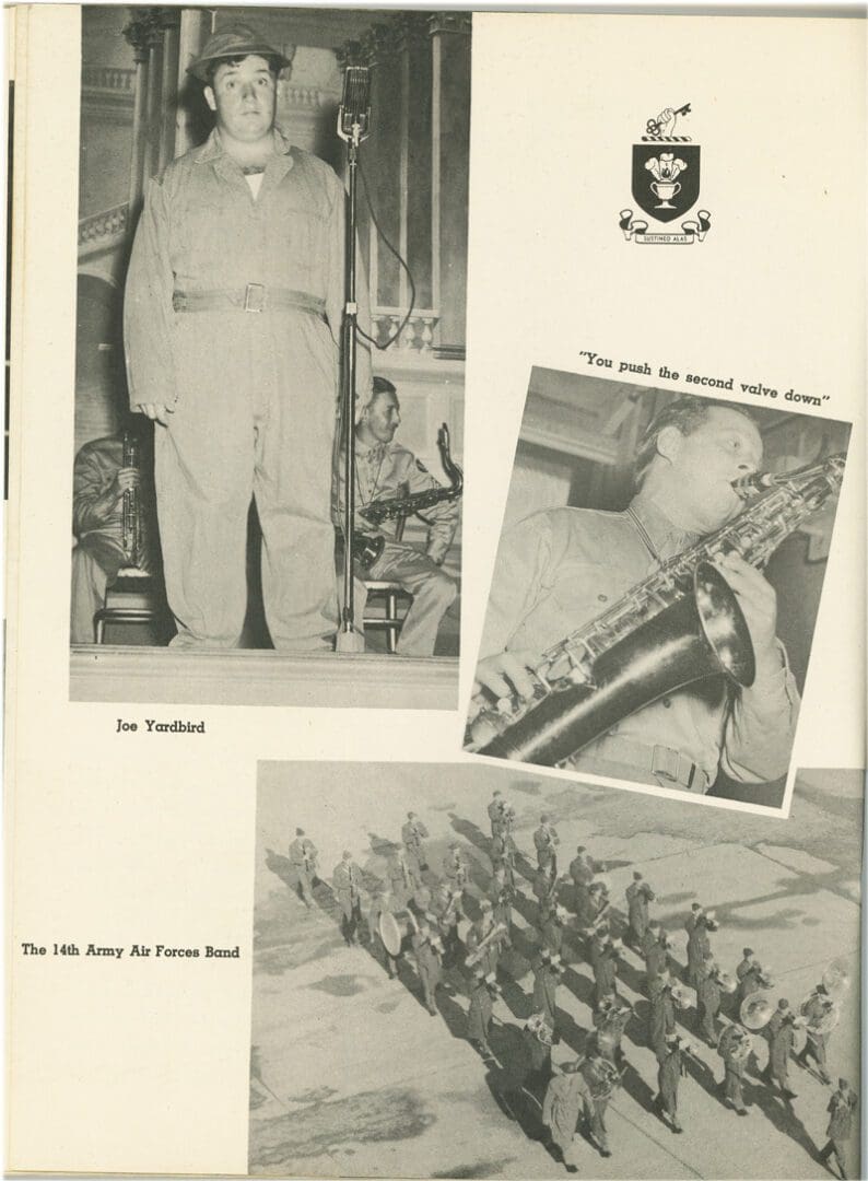 A black and white photo of a man playing a saxophone.